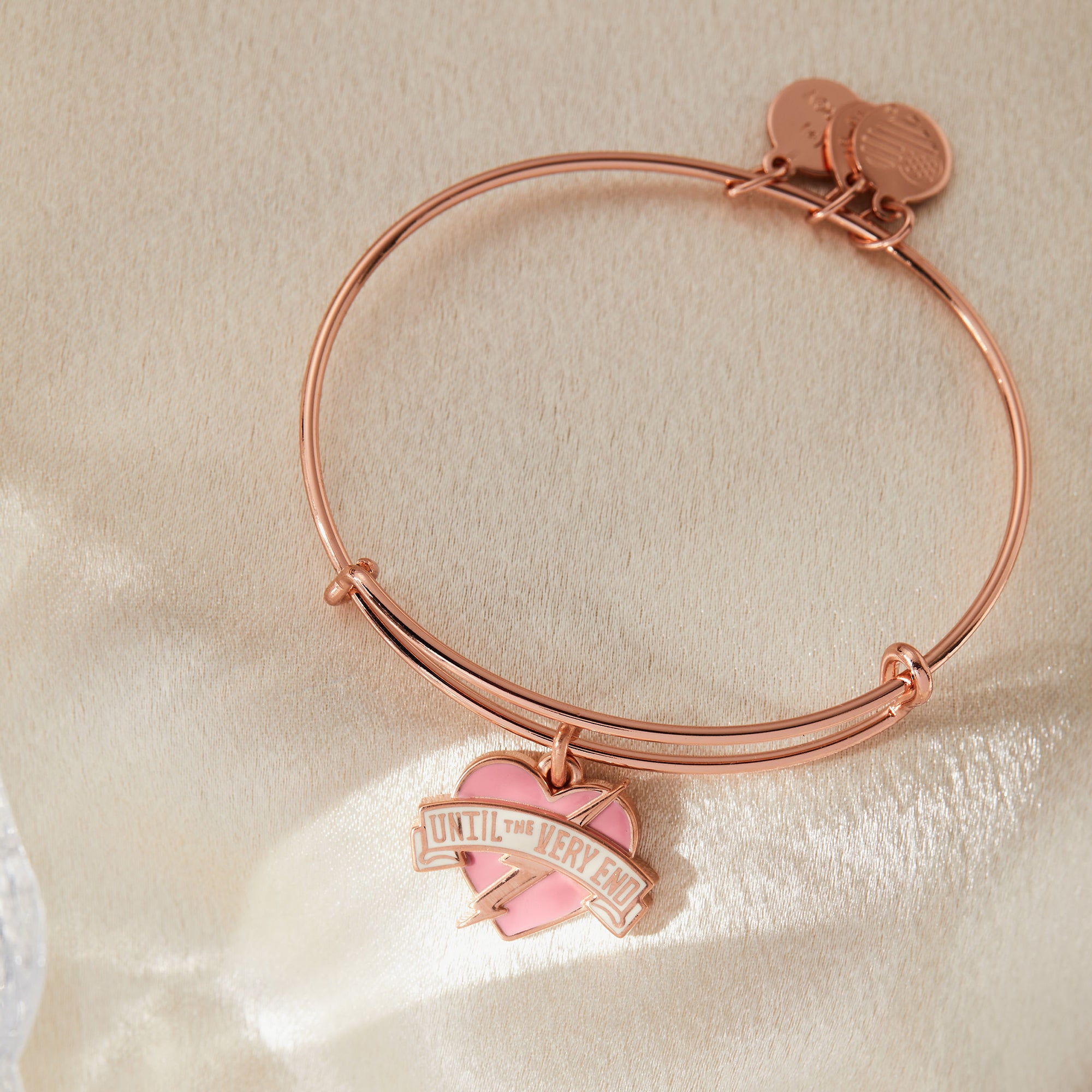 Harry Potter 'Until The Very End' Charm Bangle - Official Wizarding World Jewelry for Fans, Gift for Potterheads - Perfect for Cosplay, Collecting & Daily Wear