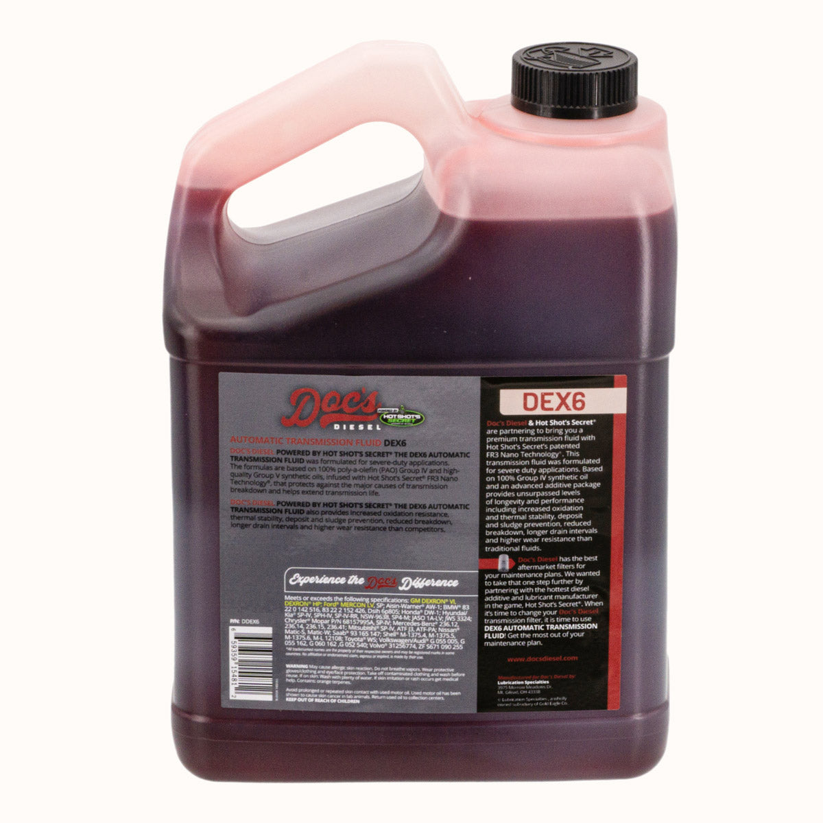 Doc's Diesel DEX6 Dexron VI & Mercon LV Automatic Transmission Fluid - High Performance ATF for Cars, Trucks & SUVs | Smooth Shifting & Extended Transmission Life