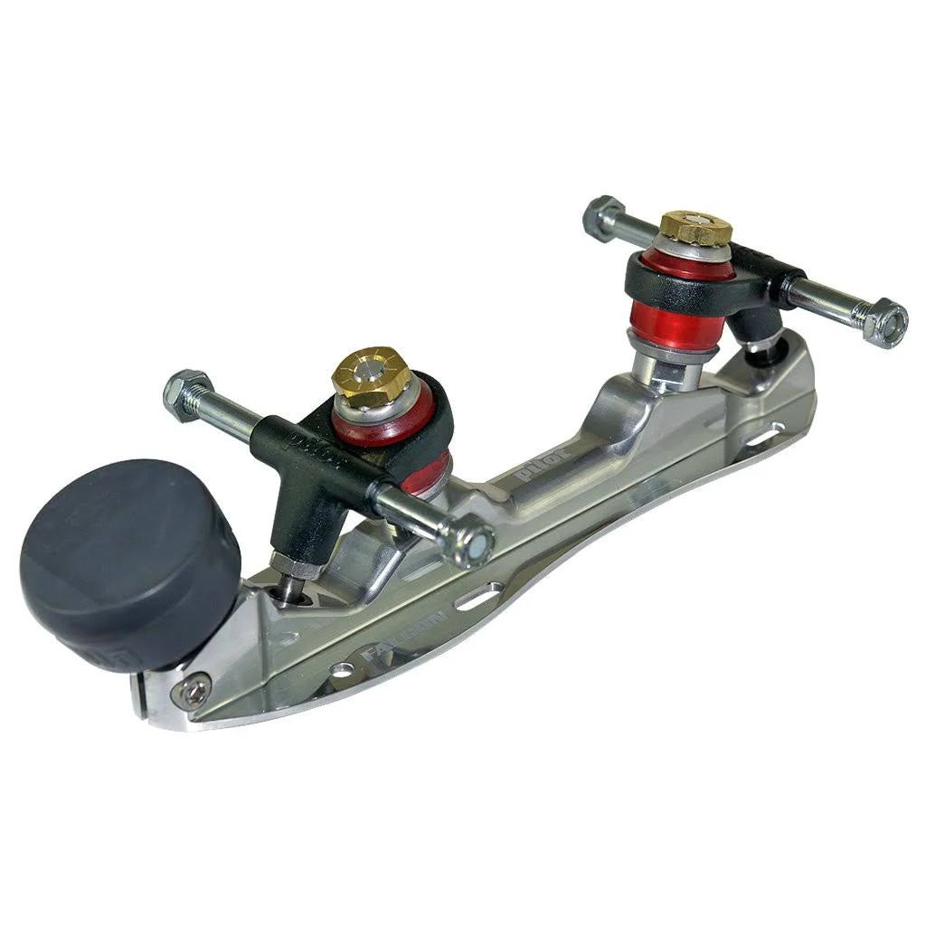 Falcon Plus Polished Quad Skate Plate - Premium Roller Skating Plate for Artistic & Jam Skating - Perfect for Rink, Park & Derby Use