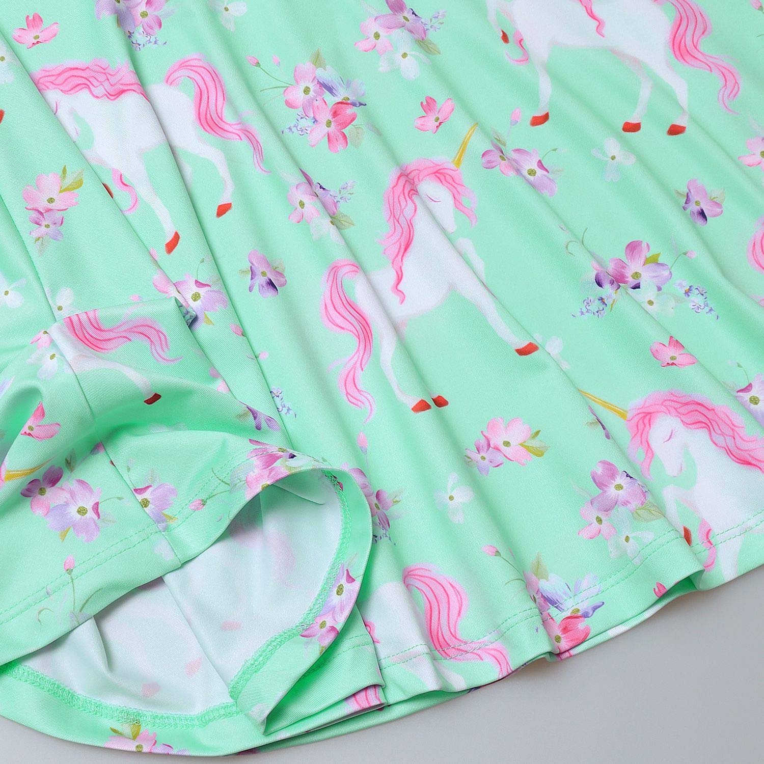 Jxstar Matching Girls & Doll Flower Dresses - Sleeveless Summer Outfits for 18