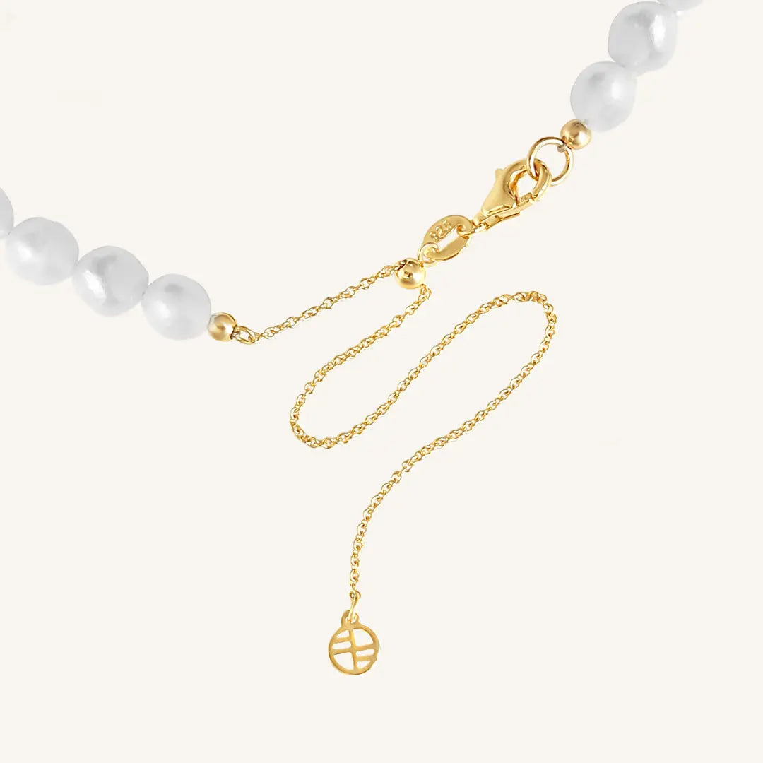 Elyse Pearl Necklace with Stone of Potential - Elegant Women's Jewelry for Weddings, Parties & Special Occasions