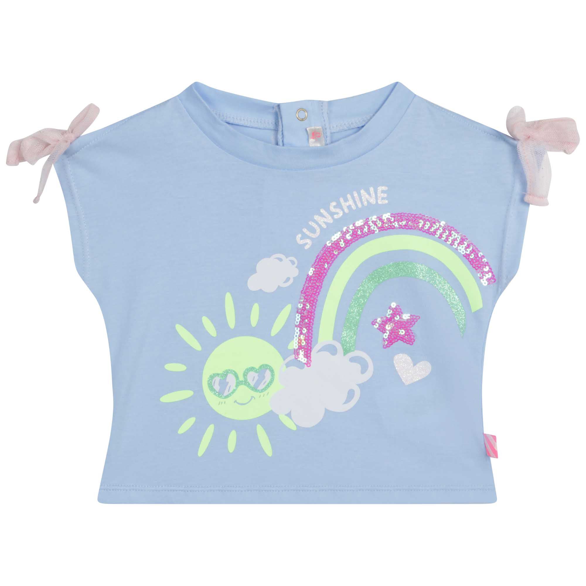 Billieblush Women's Short Sleeve T-Shirt - Soft Cotton Casual Tee for Everyday Wear, Workout & Outfits