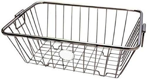Premium Stainless Steel Dish Drainer & Kitchen Storage Rack - Large Rectangle Utensil Organizer (60x43x25cm) for Plates, Bowls & Cookware | Space-Saving Countertop Solution for Modern Kitchens