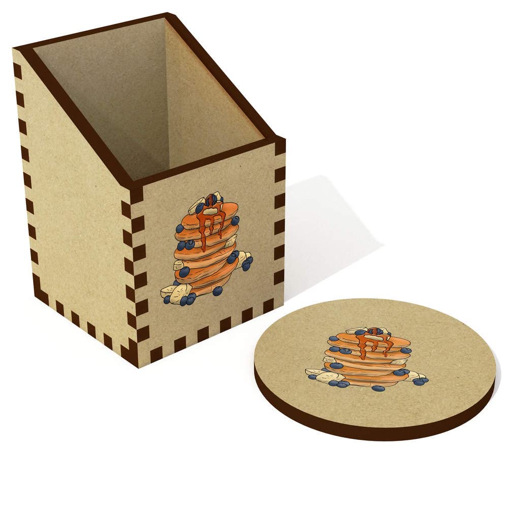 Azeeda 'Pancake Stack' Desk Organizer & Pencil Holder - Stylish Office Desk Accessory for Pens, Markers, and Stationery (DT00096701) | Perfect for Home Office, Study Desk, and School Supplies Organization