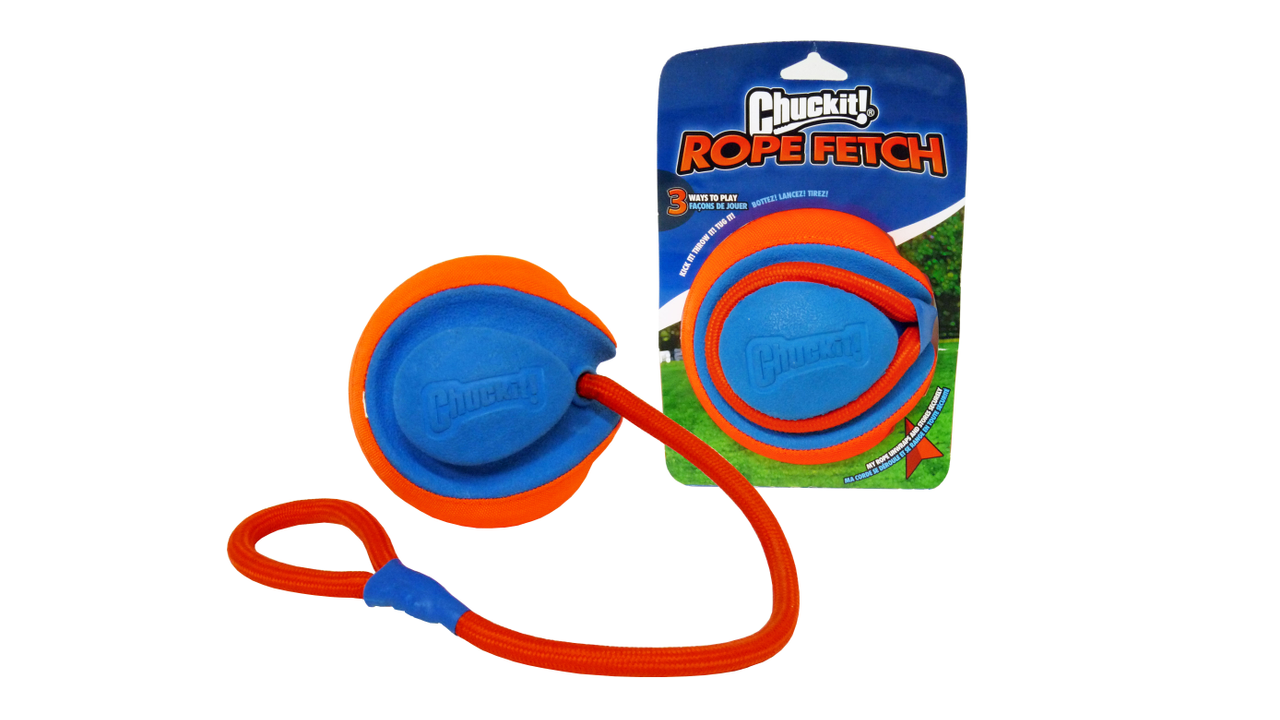 ChuckIt! Ultra Durable Rope Fetch Toy for Dogs - Perfect for Outdoor Play, Training & Interactive Fetch Games