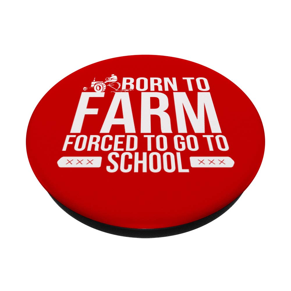 Born to Farm Forced to Go to School - Funny Farmer T-Shirt for Men & Women - Perfect for Agriculture Students, Farmers & Rural Lifestyle Enthusiasts