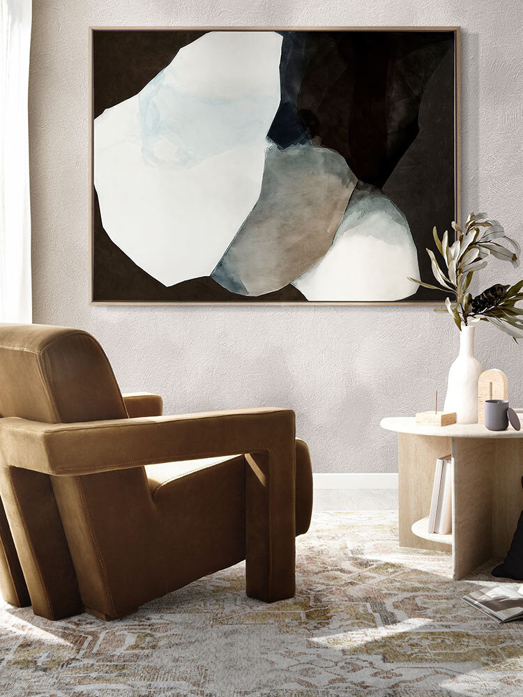 Dream Fragments II Canvas Wall Art Print - Modern Abstract Painting for Living Room, Bedroom & Office Decor