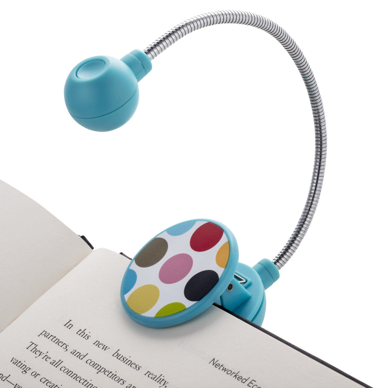 French Bull LED Disc Book Light - Adjustable Clip-On Reading Light for Books, Kindle, and Nightstand - Perfect for Bedtime Reading, Studying, and Travel