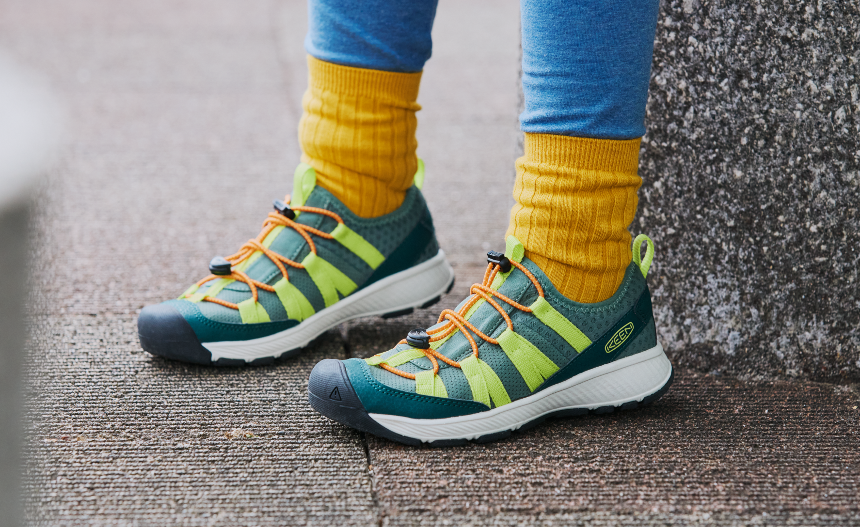 Little Kids' Motozoa Sneakers | Sea Moss/Scarlet Ibis - Comfortable & Durable Sneakers for Active Toddlers - Perfect for Playground, School & Daily Adventures