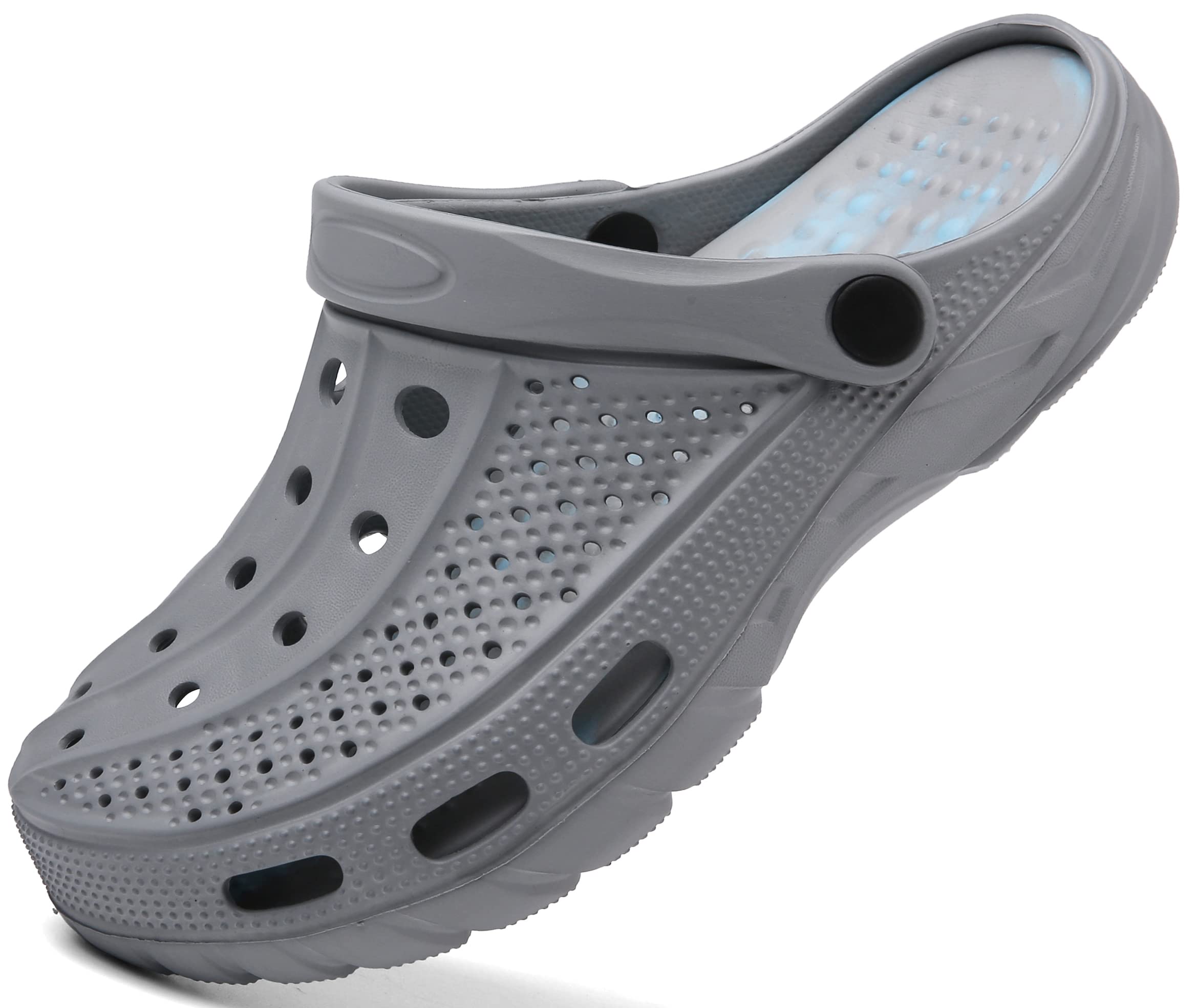ChayChax Arch Support Clogs for Men & Women - Slip-On Garden Shoes with Removable Cushion Footbed - Perfect for Outdoor, Beach & Casual Wear