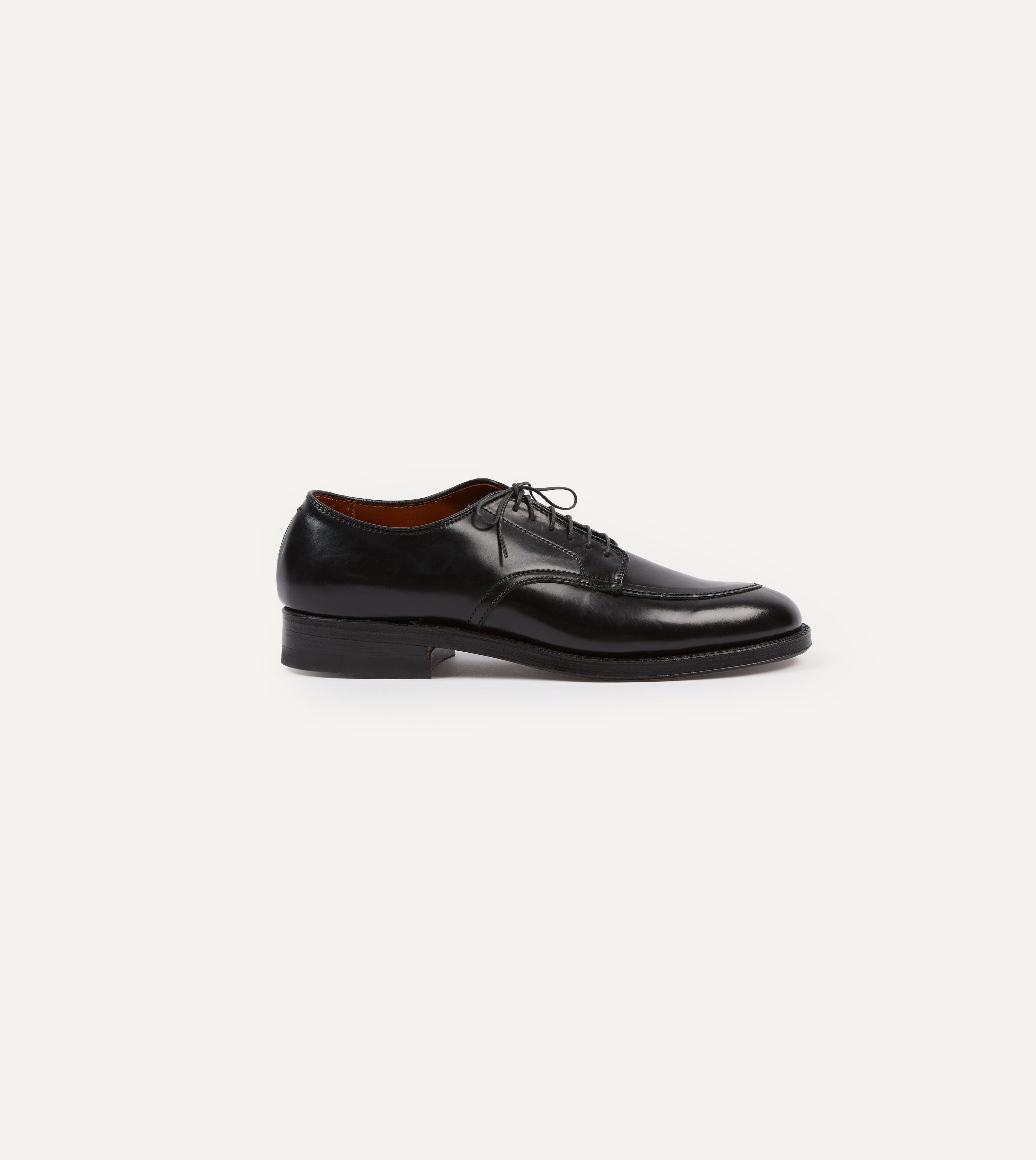 Alden Black Cordovan Algonquin Blucher - Premium Men's Dress Shoes for Business & Formal Occasions