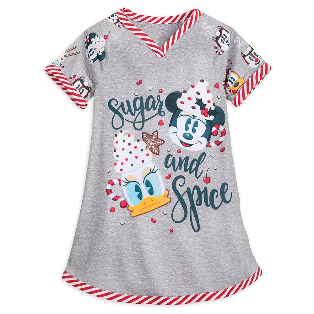 Disney Minnie Mouse & Friends Holiday Nightshirt for Girls - Cute Christmas Pajamas for Sleepovers & Family Gatherings