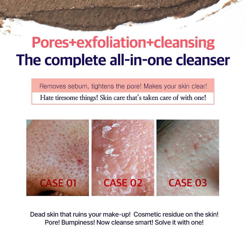 Rice Super Bean Potent Face Wash - Gentle Rice Wash Soft Cream Facial Cleanser for Deep Cleansing & Buildup Removal | Perfect for Daily Skincare Routine & Acne-Prone Skin