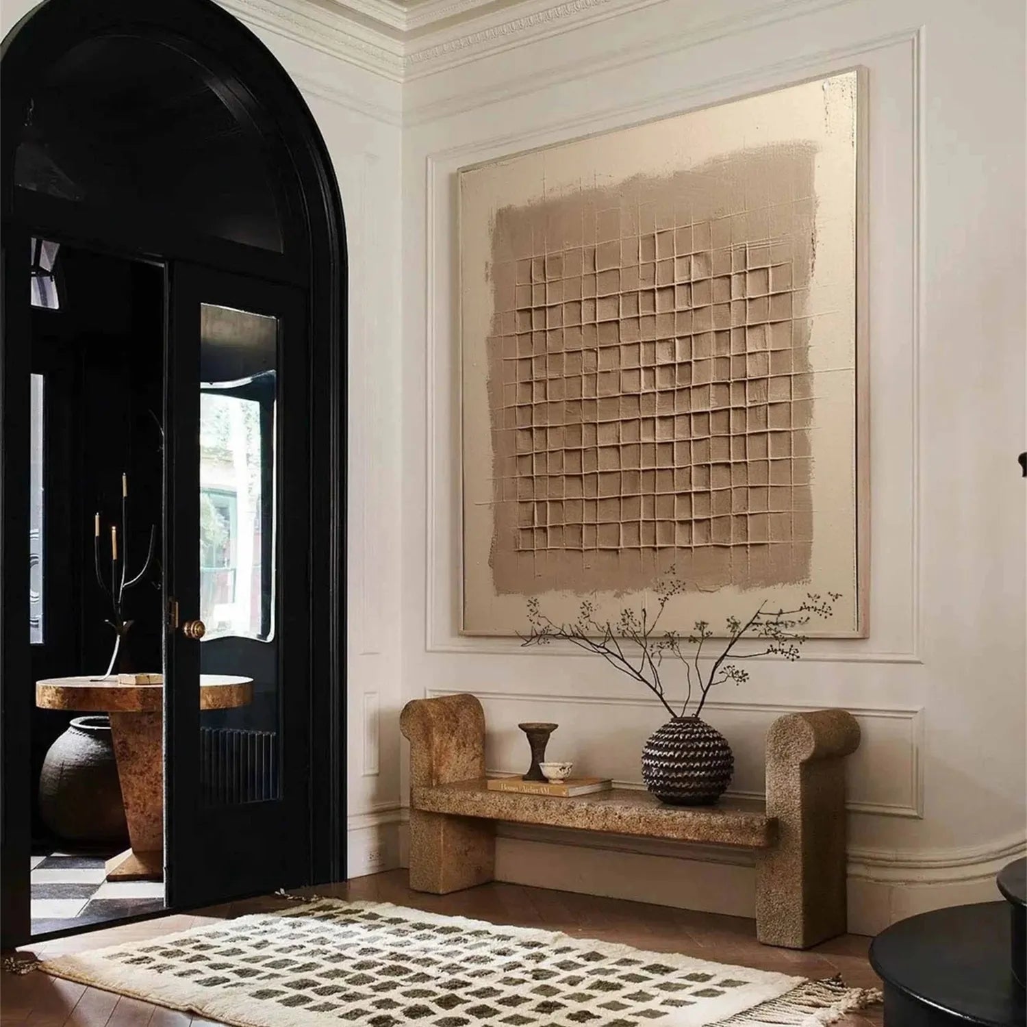 Abstract Tranquility Art Painting #WS170 - Modern Canvas Wall Art for Living Room, Bedroom & Office Decor