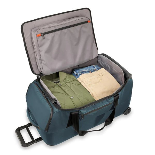 Briggs & Riley ZDX 27 Medium Upright Duffle Bag - Premium Carry-On Luggage for Business Travel & Weekend Getaways | Durable Spinner Suitcase with Expandable Storage