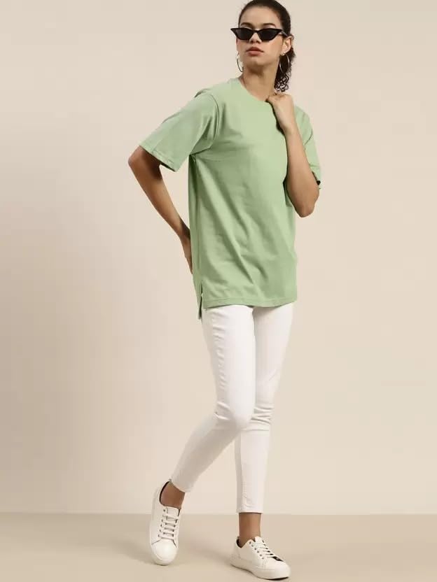 TDOC Women's Oversized Fit T-Shirt - Comfortable Workout & Outdoor Tee for Gym, Running, Camping, Hiking | Perfect for Active Lifestyle & Casual Wear