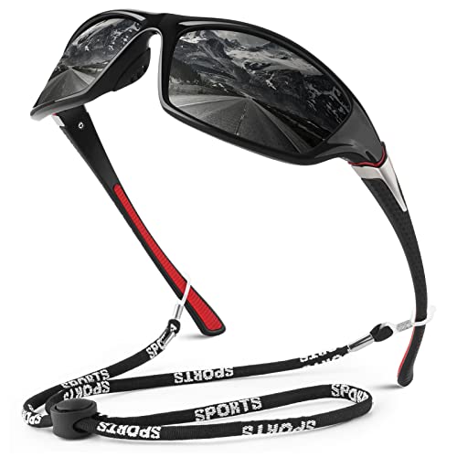C Black Red Frame/Smoke Lens
