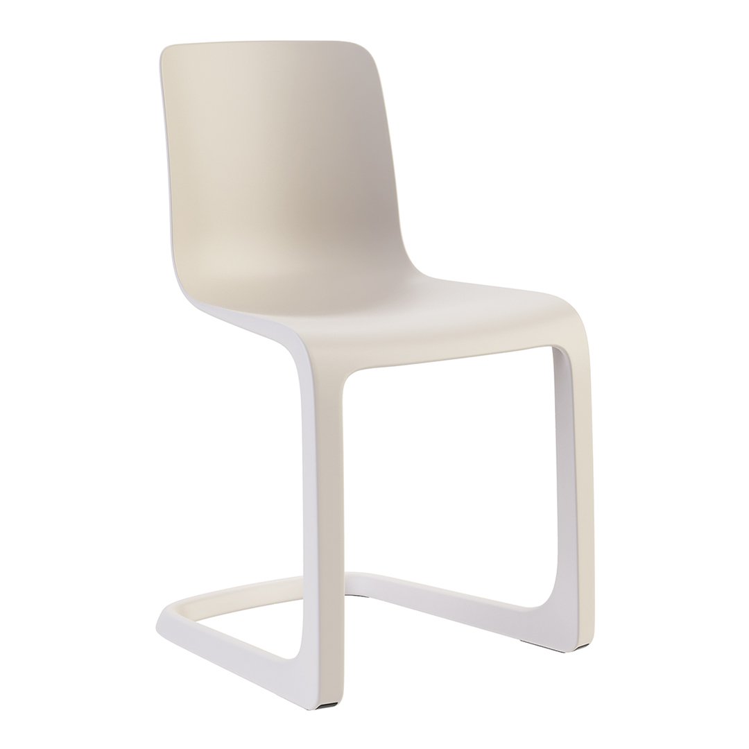 Vitra Evo C Chair by Jasper Morrison - Modern Ergonomic Dining Chair for Home & Office - Perfect for Kitchens, Dining Rooms & Workspaces