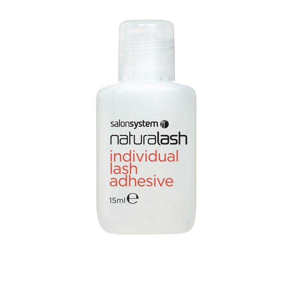 Salon System Semi-Permanent Individual Lash Adhesive Clear 15ml - Professional Eyelash Extension Glue for Long-Lasting Hold - Perfect for Home & Salon Use