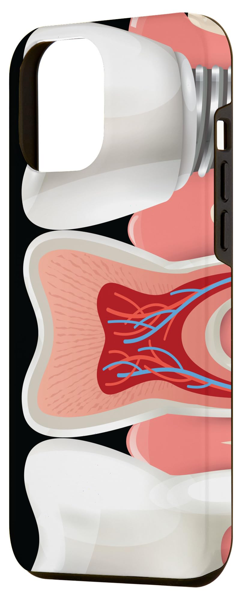 iPhone 12 Pro Max Case - Dentist Gift for Dental Hygienists & Assistants | Teeth-Themed Protective Phone Cover for Dental Professionals - Perfect for Clinics, Offices & Dental School Graduation Gifts