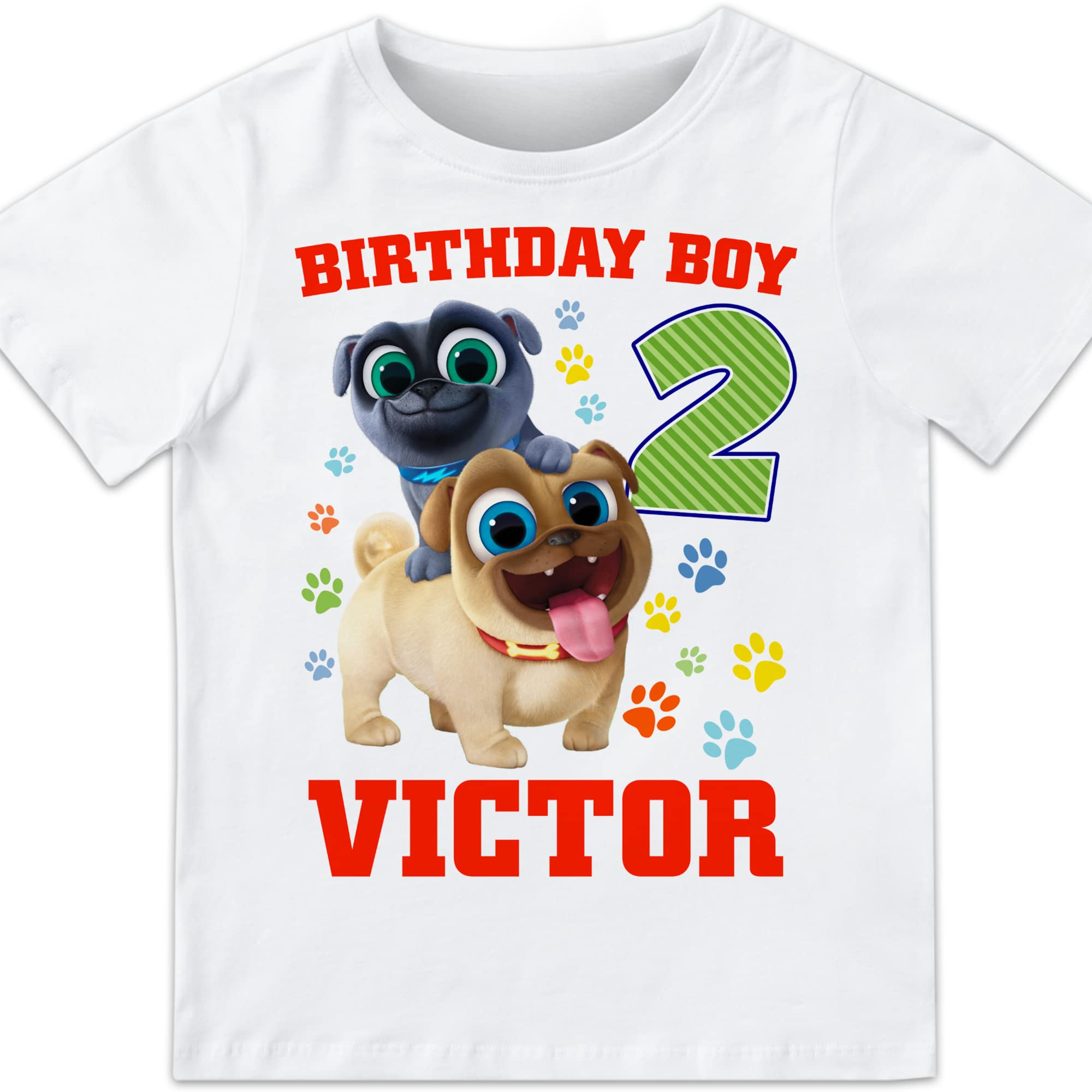 Dog Pals Birthday Shirt - Matching Puppy Theme Party T-Shirts for Dogs & Owners | Fun Pet Celebration Outfits for Birthdays & Special Occasions