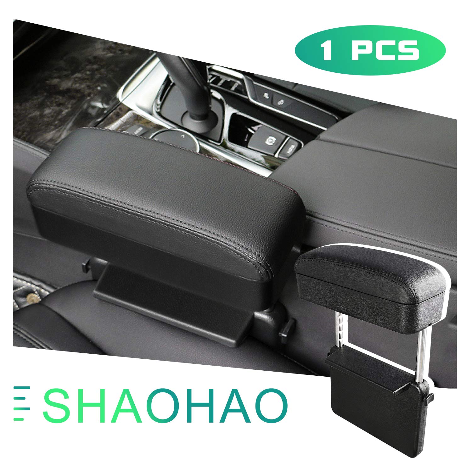Universal Car Armrest Extender - Adjustable Height Comfort Pad for SUV & Truck Drivers