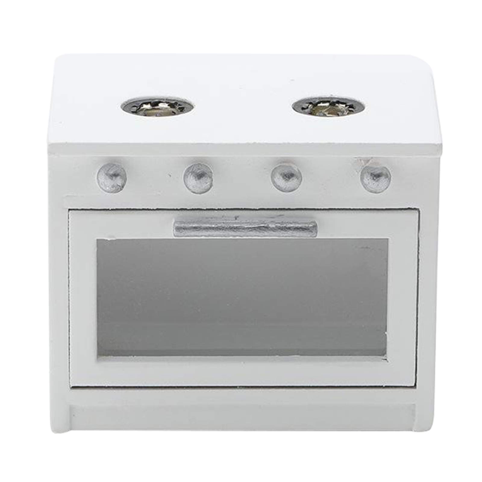 1/12 Scale Miniature Dollhouse Furniture - Almencla Gas Stove Cooker for DIY Crafters & Collectors | Perfect for Dollhouse Kitchens & Miniature Displays