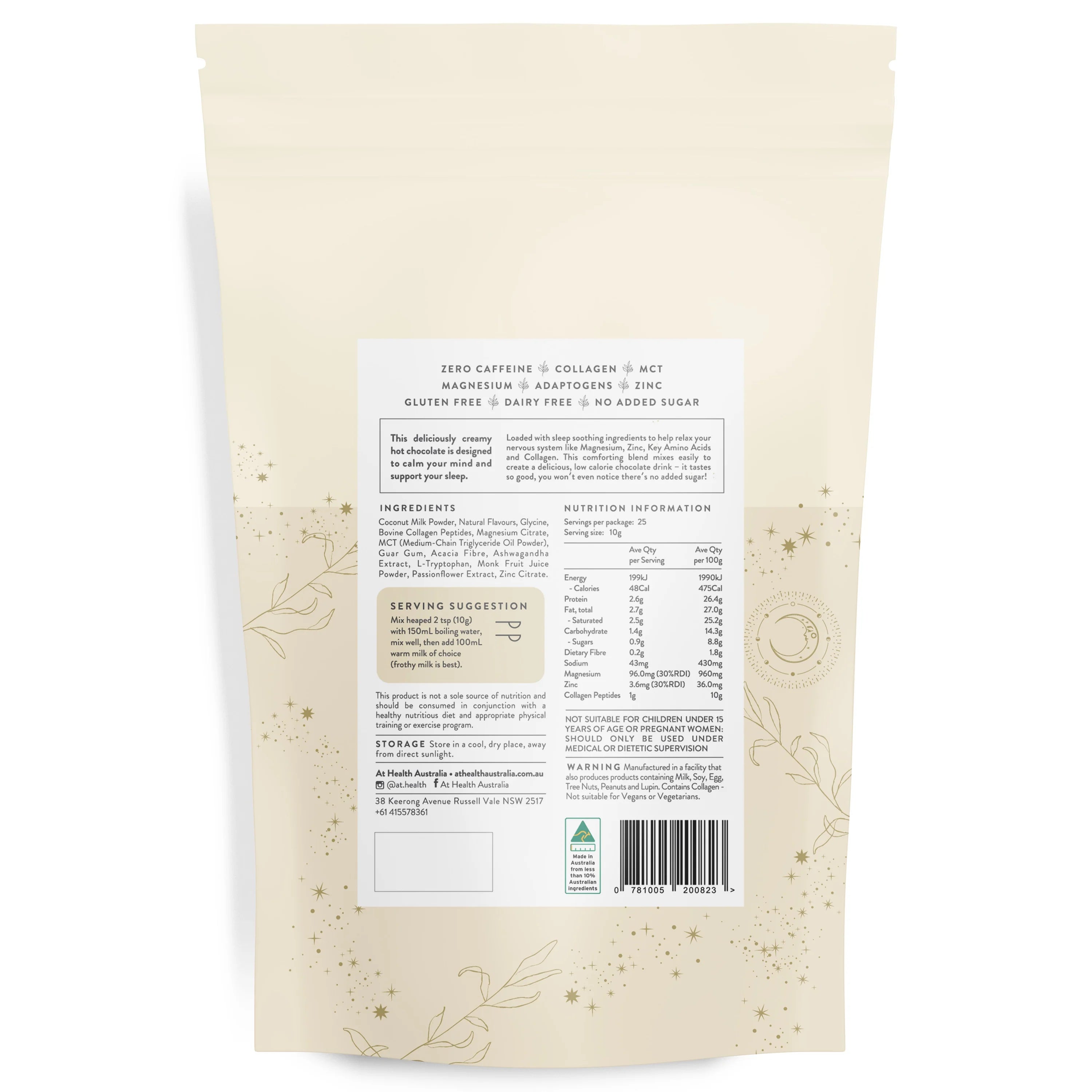 Rise and Restore Creamy Hot Chocolate Mix - Rich & Indulgent Cocoa Drink for Relaxation & Energy Boost | Perfect for Cozy Nights, Mornings & Self-Care Moments