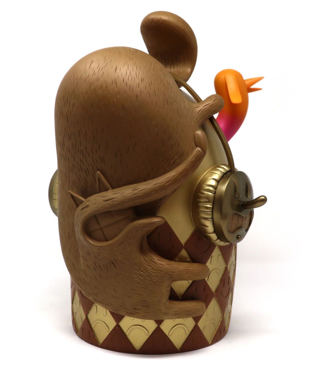 Beastie Head Gold Edition Wireless Headphones - Premium Sound, Noise Cancelling, Bluetooth 5.0 - Perfect for Gaming, Music & Travel