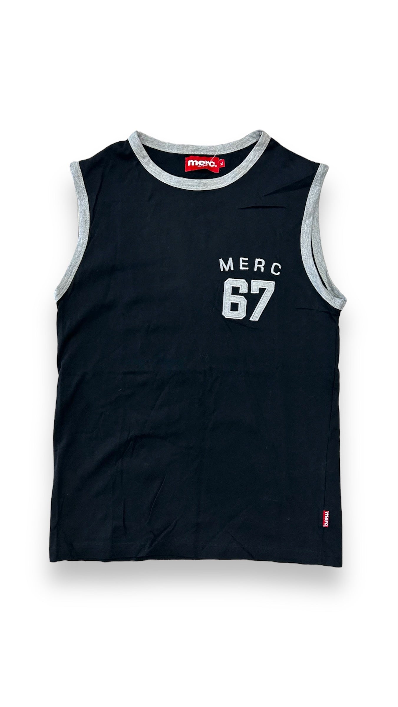 Merc Sky Black Tank Top for Women - Breathable Casual Sleeveless Shirt for Gym, Workout, and Summer Outfits