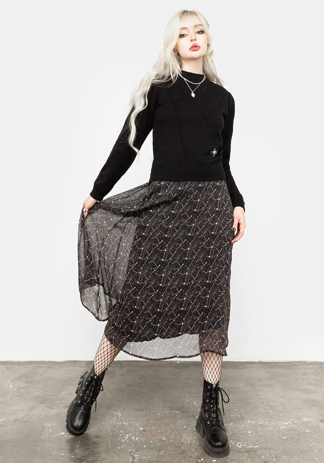 Lolth Puff Sleeve Crop Pointelle Jumper for Women - Trendy Knit Sweater with Lace Details - Perfect for Casual Outfits, Date Nights & Fall Layering