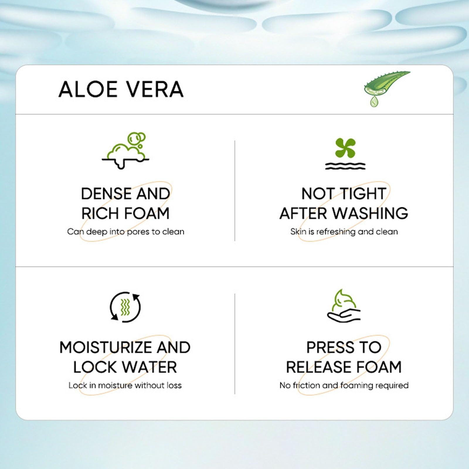 Rosarden Aloe Facial Cleanser - Gentle Foaming Face Wash with Silicone Brush, Hydrating Formula with Hyaluronic Acid, Aloe & Glycerin | Oil-Free, Removes Dirt, Oil & Makeup | Perfect for Daily Skincare & Makeup Removal