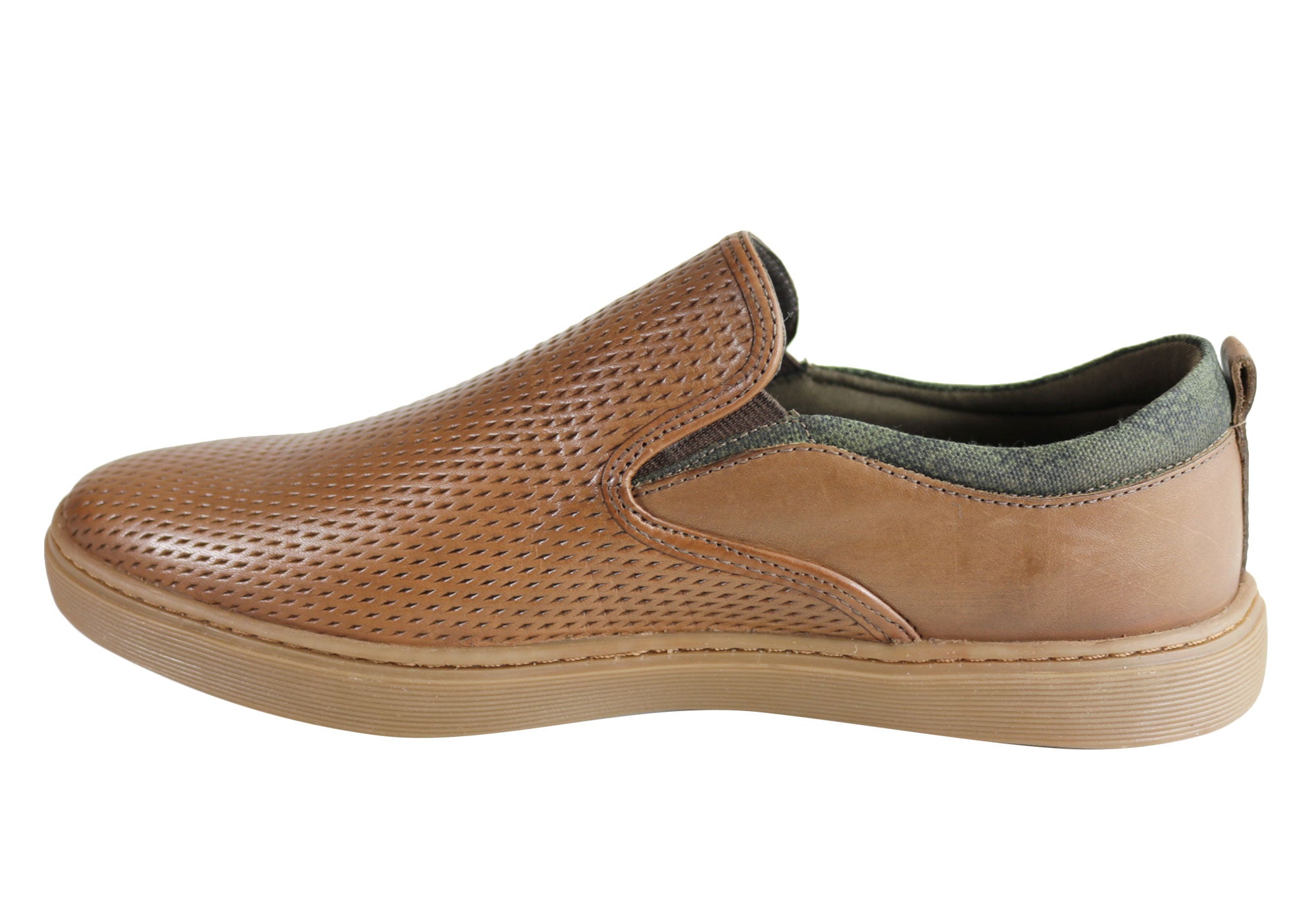 Ferricelli Atlas Men's Leather Casual Shoes - Cushioned Comfort, Handcrafted in Brazil - Perfect for Walking, Travel & Everyday Wear