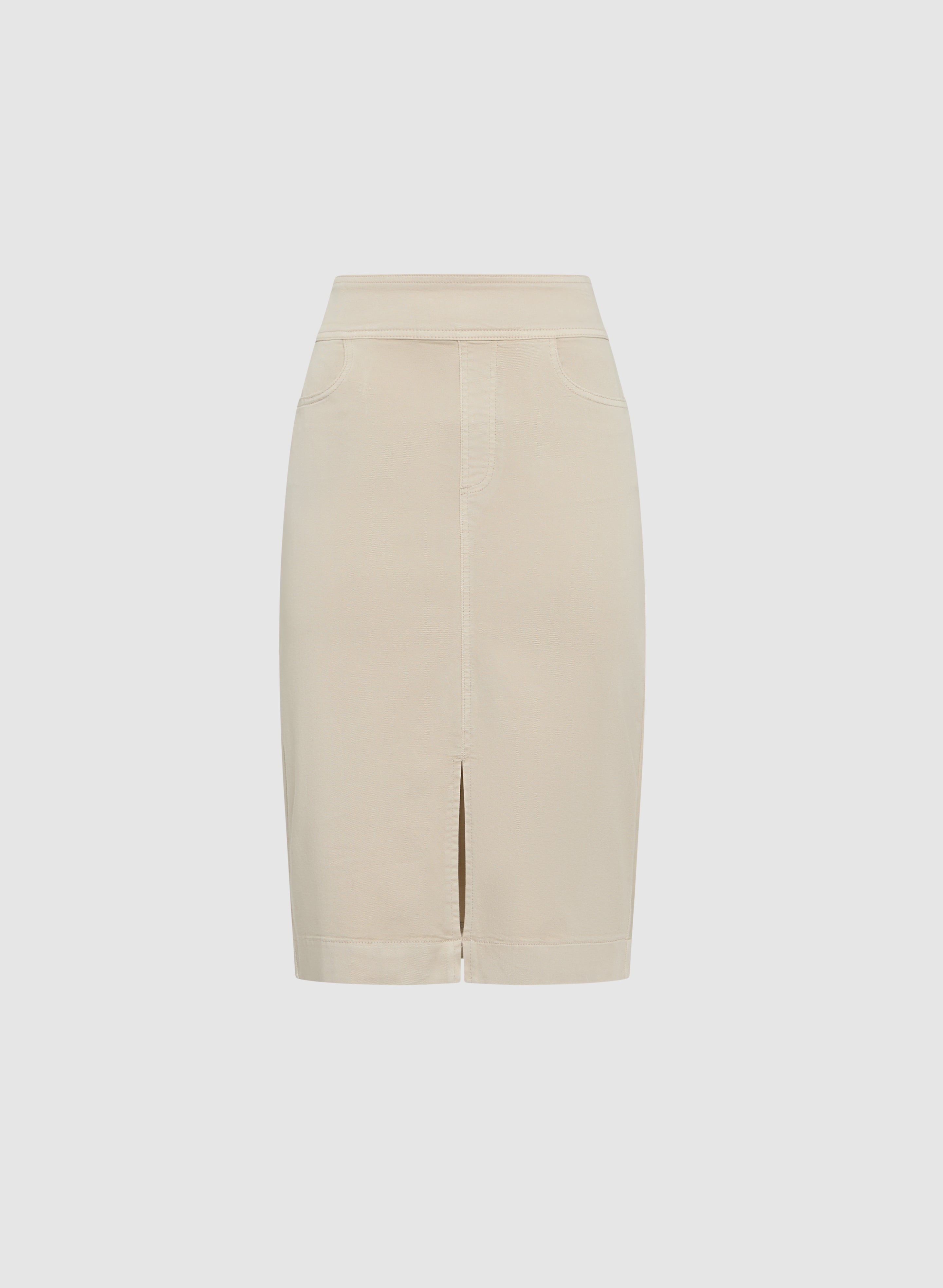 Stylish High-Waisted Denim Pencil Skirt for Women - Slim Fit Stretch Jeans Skirt - Perfect for Office, Date Night & Casual Outfits