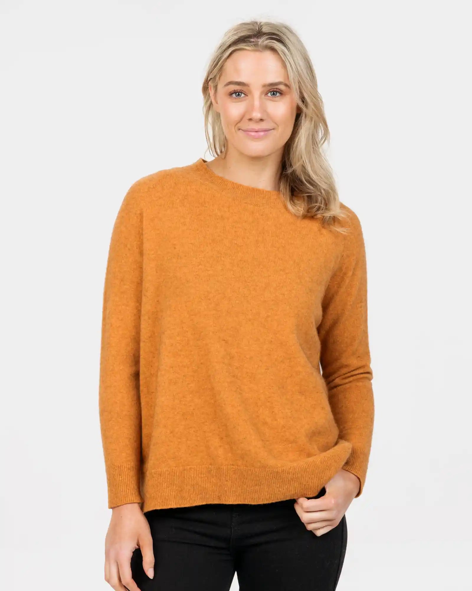 Cozy Ginger Women's Lounge Sweater - Soft Casual Pullover for Relaxing at Home | NB816 | Perfect for Netflix Nights & Winter Comfort