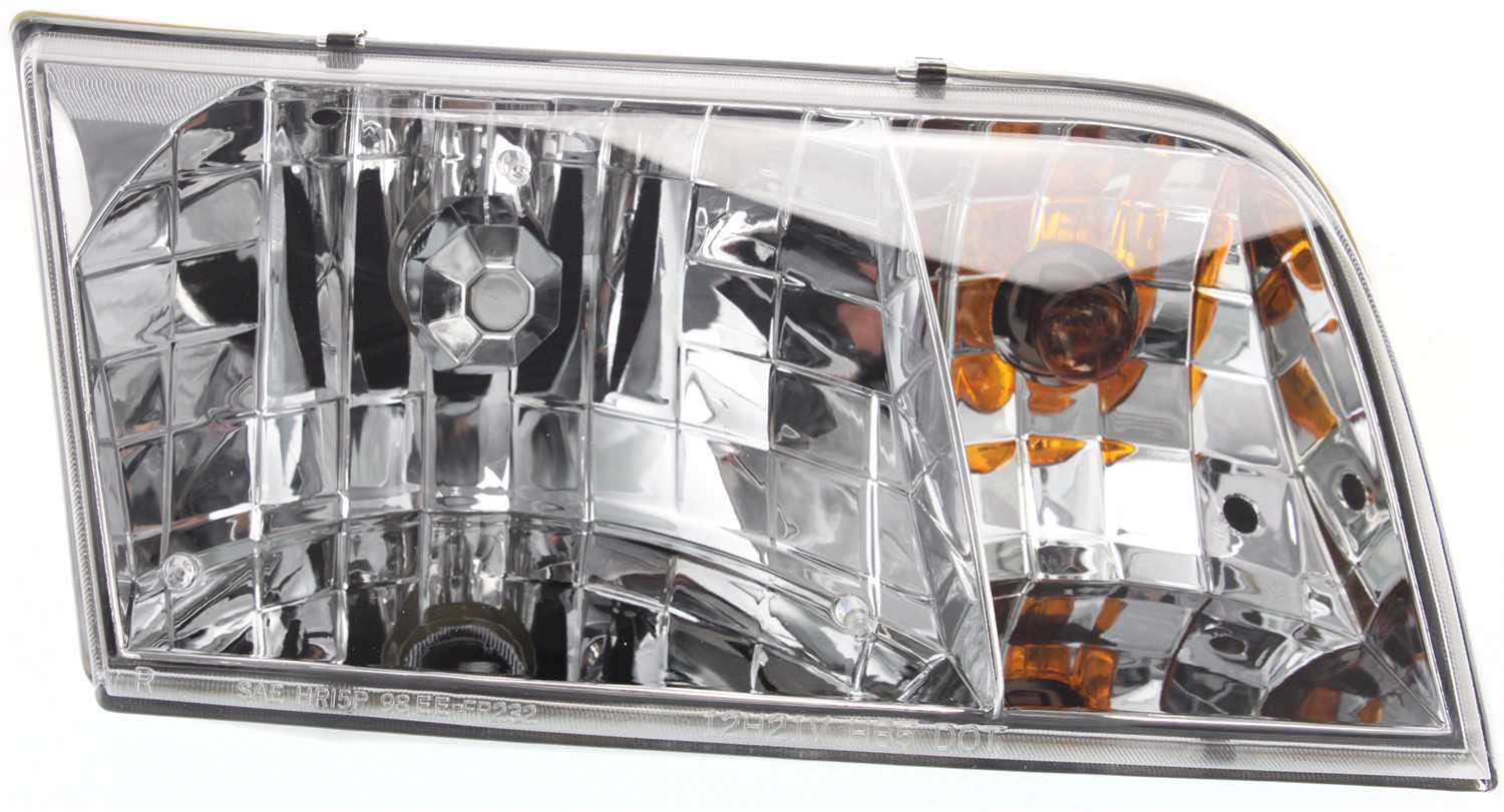Garage-Pro Header Panel Kit for 1998-2011 Ford Crown Victoria Sedan - Complete Replacement with Headlights, Grille & Corner Lights | Perfect for DIY Auto Repair & Restoration Projects