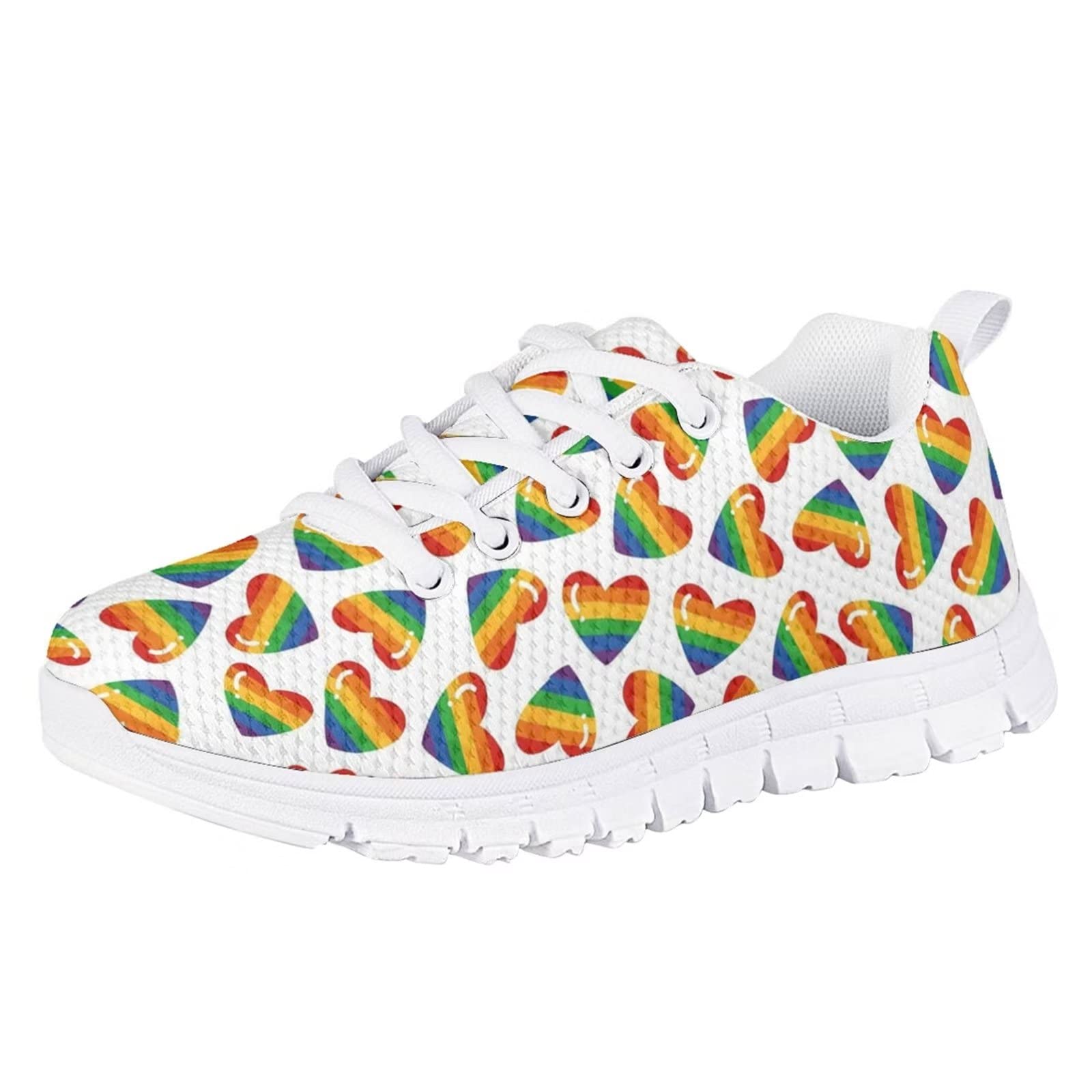 Uourmeti Girls Running Shoes - Lightweight Kids Sneakers for Walking, Sports & Tennis - Breathable Lace-Up Design - Perfect for School, Playground & Daily Activities