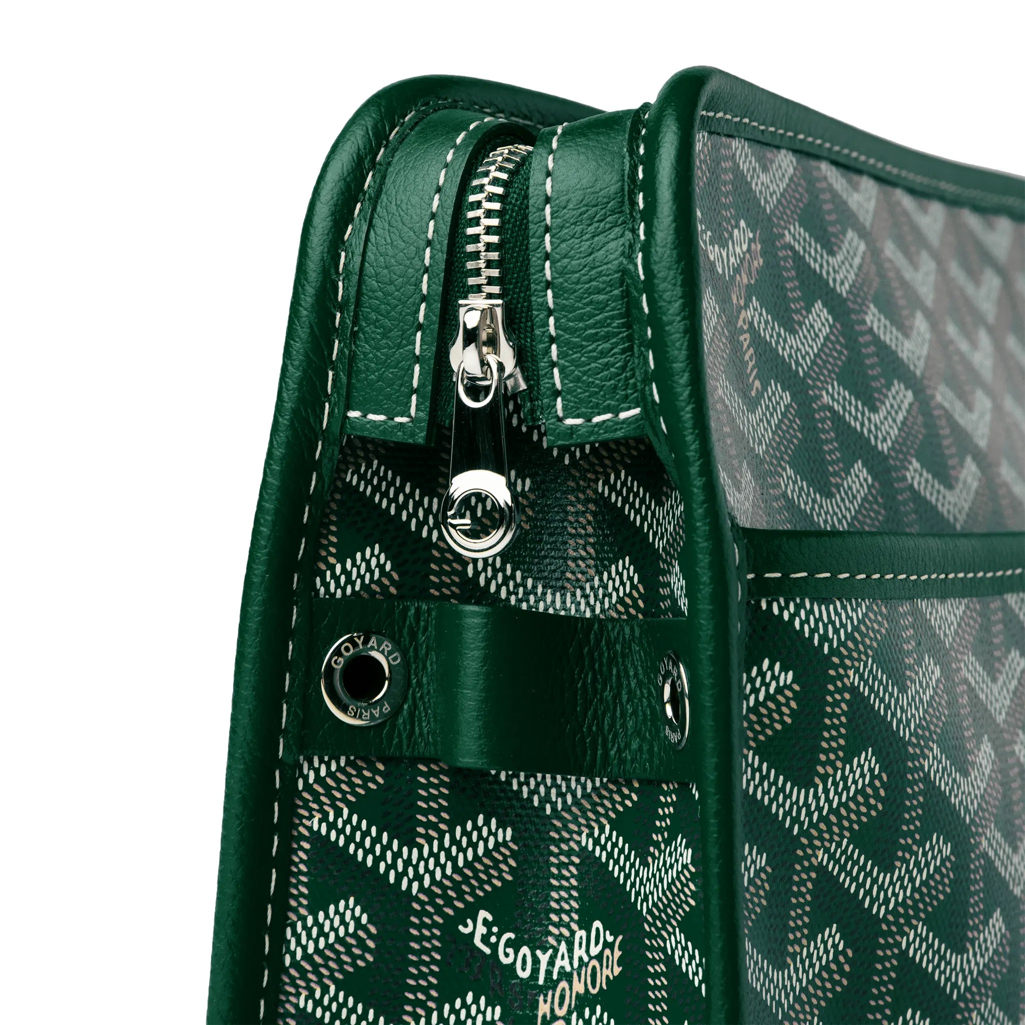 Goyard Jouvence MM Green Washbag | Luxury Travel Cosmetic Case | Perfect for Travel, Gym & Everyday Use