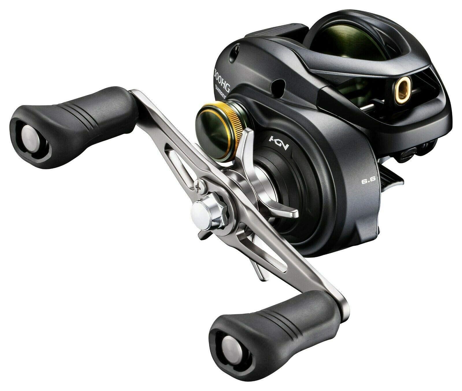 Shimano CURADO 300 K Low Profile Baitcasting Fishing Reel (CU301HGK) - Smooth Casting, Lightweight Design for Bass, Walleye & Freshwater Fishing