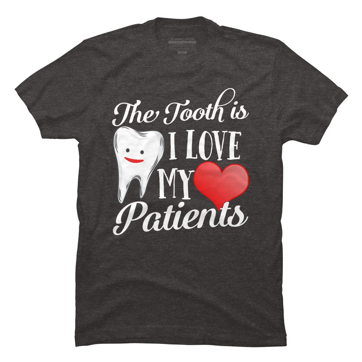 Funny Dentist Valentine's Day T-Shirt for Men - 'Tooth Truth is I Love My Patients' Graphic Tee by SifouStore - Perfect Gift for Dentists, Dental Hygienists & Dental Students