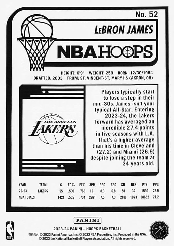 2023-2024 Hoops Basketball Series Complete 300-Card Mint Set - Stars & Rookie Cards (Victor Wembanyama, Ausar Thompson, Amen Thompson, Scoot Henderson) - Perfect for Collectors, Investors & Basketball Fans - Great for Display, Trading & Gifting
