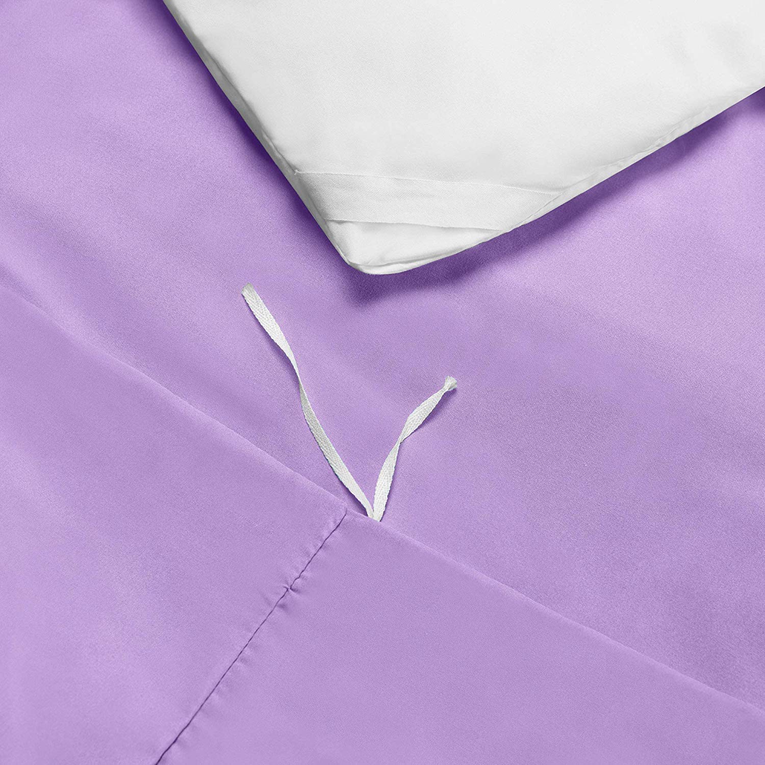 Premium 300 GSM Organic Cotton Duvet Cover & Comforter Set - 500 Thread Count, 2-Piece Lilac Twin XL Bedding for Ultimate Comfort | Perfect for Guest Rooms, Dorms & Cozy Bedrooms