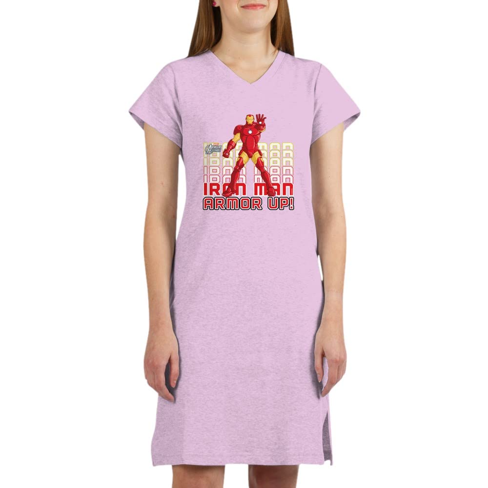 Iron Man Armor Up Nightshirt - Marvel Superhero Sleepwear for Men & Women | Perfect for Comic Book Fans, Gifts & Lounge Wear