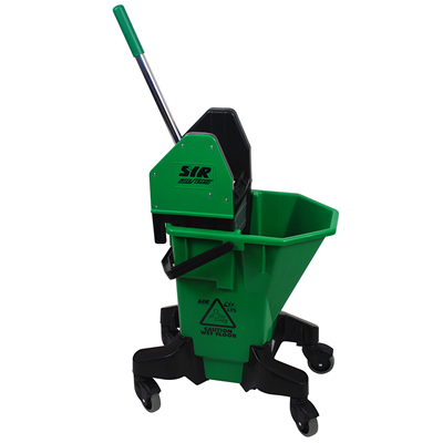 MJ Combo Bucket with Down Press Wringer - Heavy Duty Cleaning Bucket for Mopping, Car Washing, and Household Cleaning