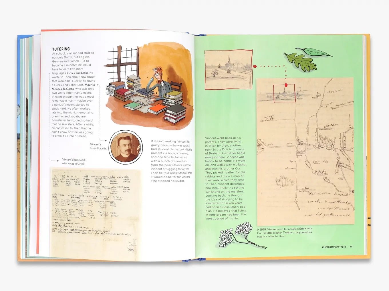 The Vincent van Gogh Atlas (Junior Edition) - Art History Book for Kids | Explore Famous Paintings & Life Story | Perfect for Homeschooling & Classroom Learning