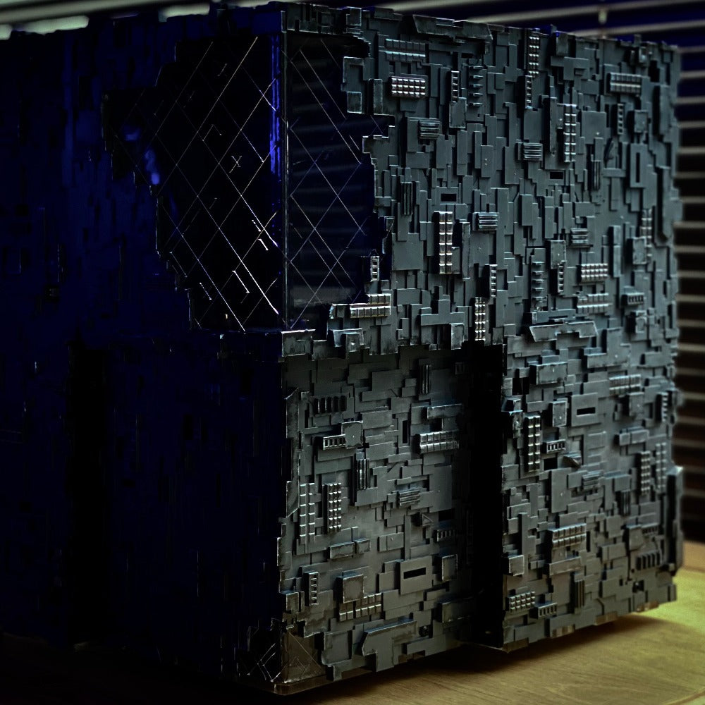 Star Trek: Picard 3rd Anniversary Edition Borg Cube ATX PC Case - Premium Gaming Computer Case for Sci-Fi Fans | Perfect for Themed Gaming Setups & Star Trek Collectors