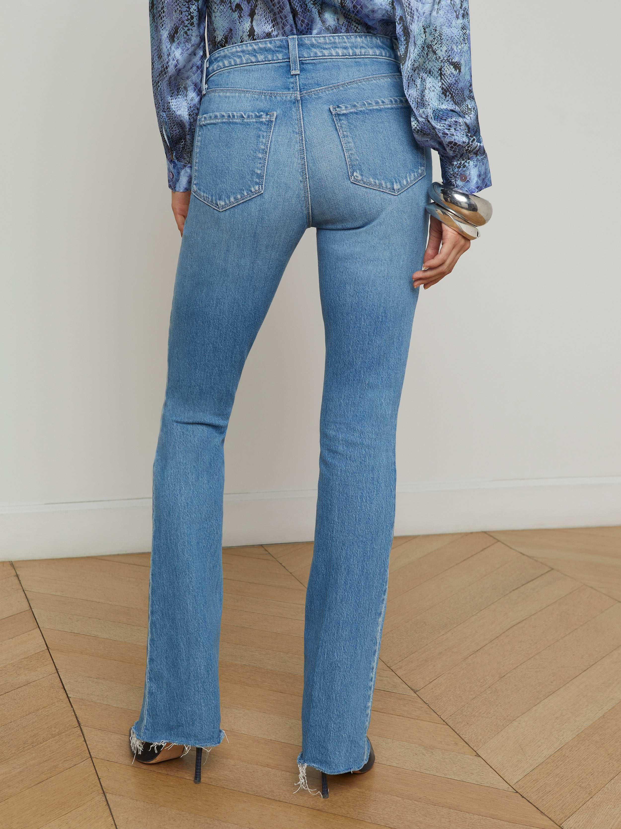 Ruth Straight Leg Jean - Women's High Waist Slim Fit Denim Pants for Casual & Work Wear | Perfect for Office, Outings & Everyday Style
