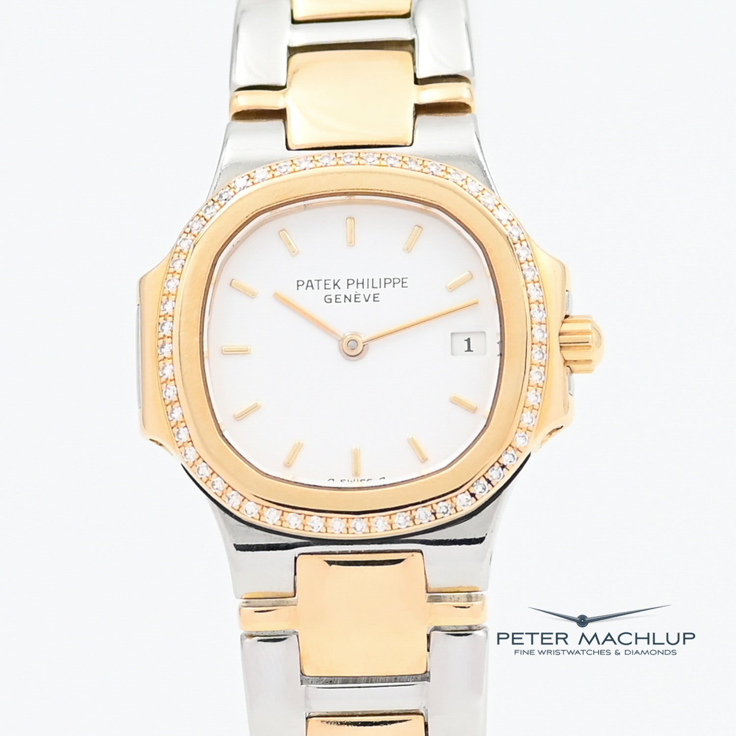 Luxury Patek Philippe Nautilus 26mm Diamond Ladies Watch 1994 - Perfect for Elegant Occasions & Collector's Item