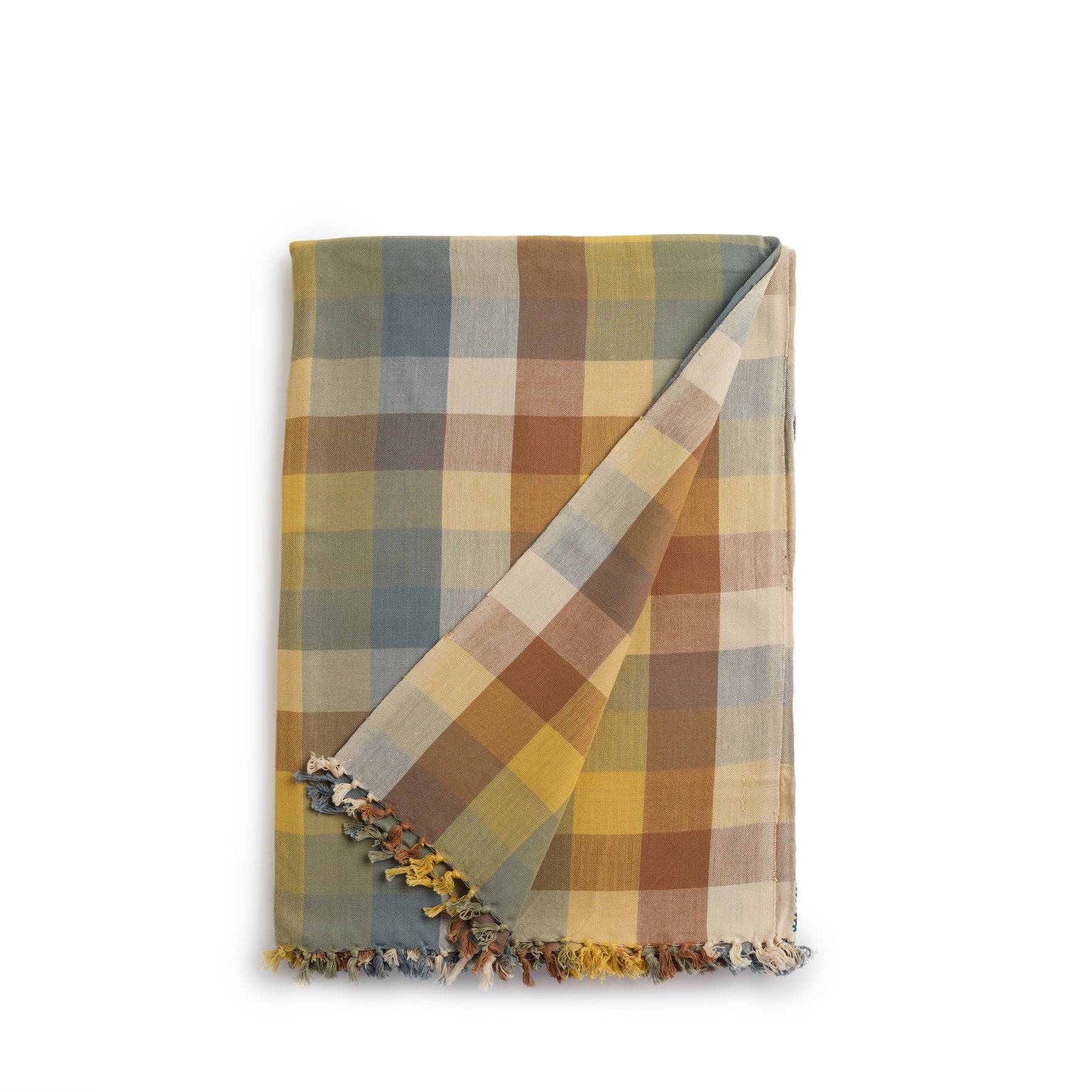 Premium Chunky Plaid Tablecloth - Red & Black Checkered Design for Dining Tables, Picnics, and Holiday Decorations