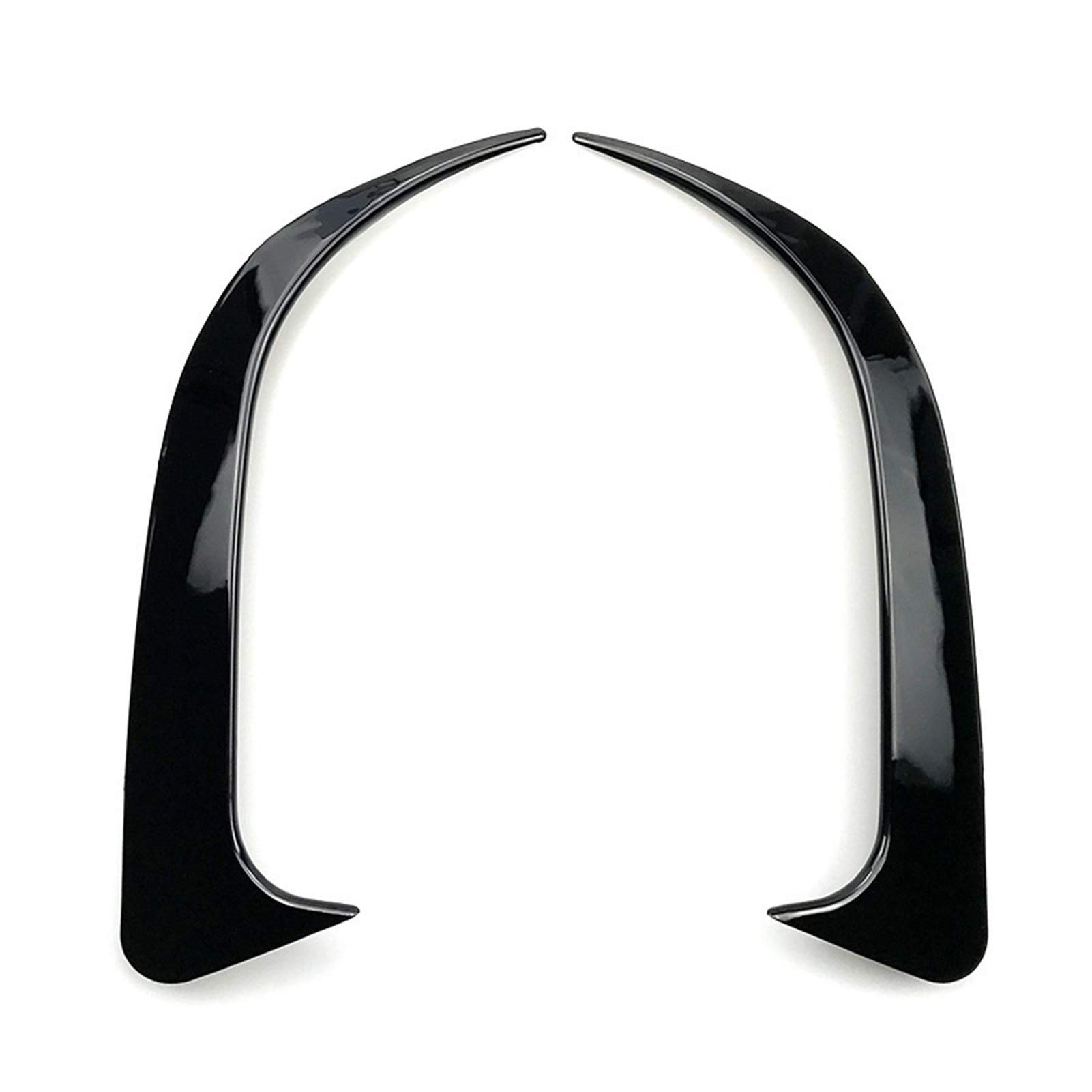 YHGLOVE YUHONGGUI Rear Bumper Spoiler Air Vent Cover for Mercedes-Benz CLA W117 CLA45 AMG 2013-2018 - Black | Car Body Styling & Performance Upgrade Accessory